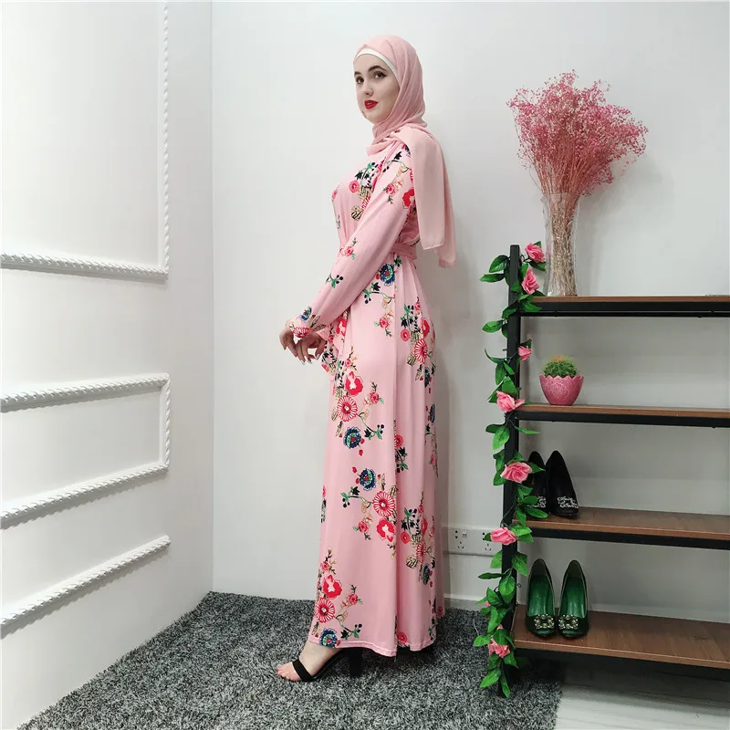 Summer Fresh Women Muslim Abaya Maxi Casual Dress Kaftan Dubai Islamic Robe Kaftan Muslim Dress Printed Sashes Dress
Summer Fresh Women Muslim Abaya Maxi Casual Dress Kaftan Dubai Islamic Robe Kaftan Muslim Dress Printed Sashes Dress
