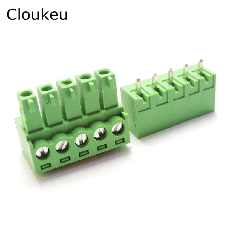 5Sets 15EDG5.08 5P Straight pin Connecting terminal 2EDGK 5.08mm 5Pin Connector 2EDG5.08-5PV Plug+Socket
5Sets 15EDG5.08 5P Straight pin Connecting terminal 2EDGK 5.08mm 5Pin Connector 2EDG5.08-5PV Plug+Socket