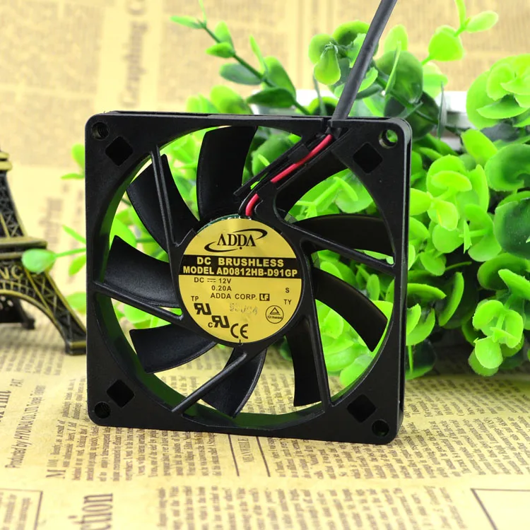 Free Delivery. 8015 12 v 0.2 A AD0812HB - D91GP double ball bearing cooling fans
Free Delivery. 8015 12 v 0.2 A AD0812HB - D91GP double ball bearing cooling fans