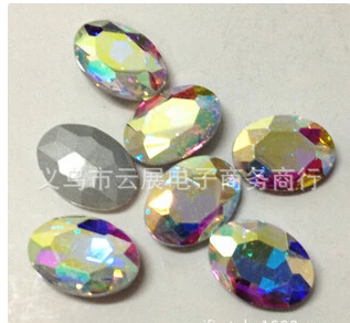 Crystal White AB Oval Sew On RhineStone Drill Silver base Sewing Glass Crystal Stone For dress decoration
Crystal White AB Oval Sew On RhineStone Drill Silver base Sewing Glass Crystal Stone For dress decoration