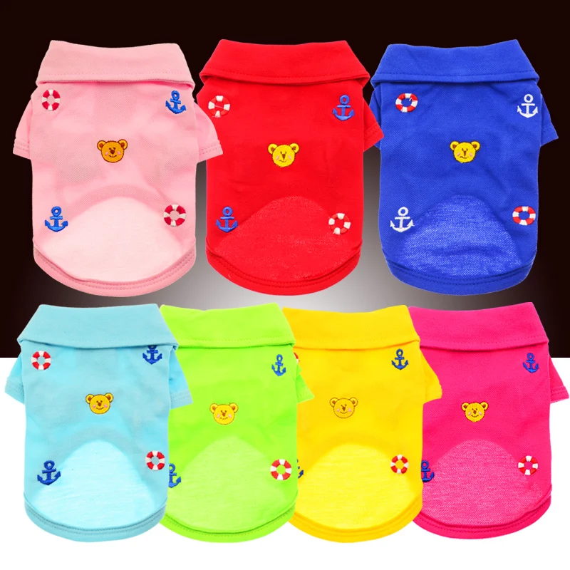 PETCIRCLE NEW Pet Dog Clothes Dog Shirt 8 Colors Size XXS-L Pet Dog Shirts Summer For Chihuahua French Bulldog Pet Products
PETCIRCLE NEW Pet Dog Clothes Dog Shirt 8 Colors Size XXS-L Pet Dog Shirts Summer For Chihuahua French Bulldog Pet Products