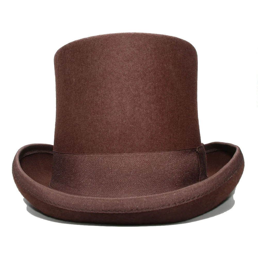 LUCKYLIANJI 4 Size Retro Women's Men's High Top Round Flat Top Wool 100% Vintage Magician President Lincoln Gentleman Bowler Hat
LUCKYLIANJI 4 Size Retro Women's Men's High Top Round Flat Top Wool 100% Vintage Magician President Lincoln Gentleman Bowler Hat