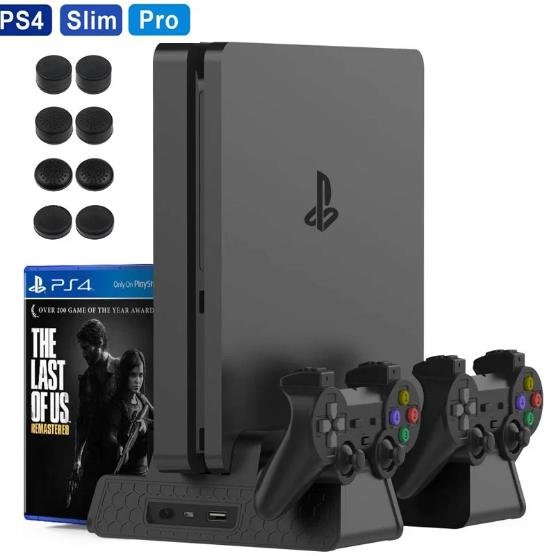 Вертикальная подставка для контроллера PS4 Slim/PS4 Pro/PS4, зарядное устройство, охлаждающий вентилятор, башня для хранения игрового диска для ...
Вертикальная подставка для контроллера PS4 Slim/PS4 Pro/PS4, зарядное устройство, охлаждающий вентилятор, башня для хранения игрового диска для ...