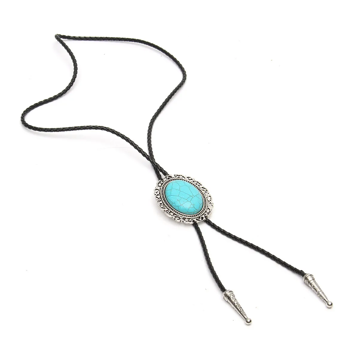 Natural Stone Vintage Bolo Tie For Male, Fashion Men's Necklace Retro Rodeo Horse Turquoise Necktie Men Western Cowboy Bolo Ties
Natural Stone Vintage Bolo Tie For Male, Fashion Men's Necklace Retro Rodeo Horse Turquoise Necktie Men Western Cowboy Bolo Ties