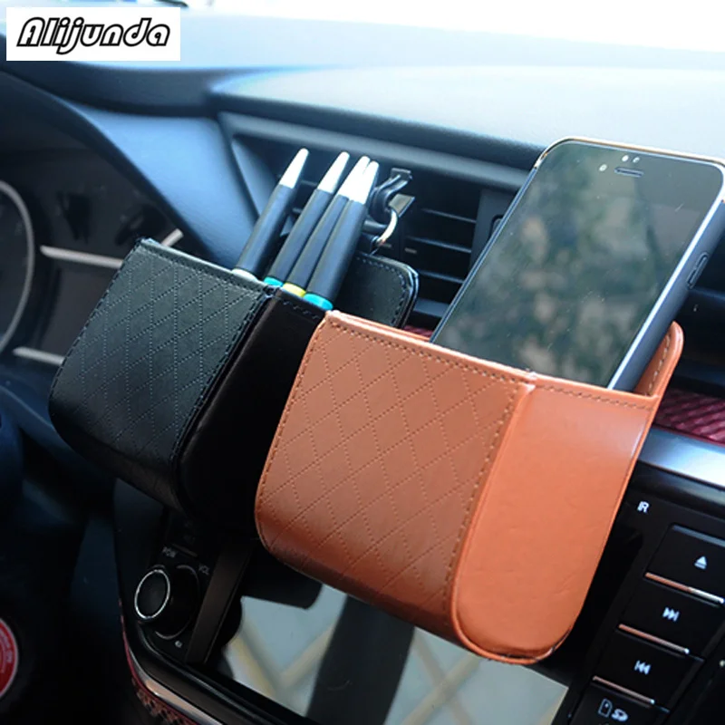 Car Organizer Box Bag Air Outlet Dashboard Hanging Leather Box for Ford Focus Fusion Escort Kuga Ecosport Fiesta Falcon EDGE
Car Organizer Box Bag Air Outlet Dashboard Hanging Leather Box for Ford Focus Fusion Escort Kuga Ecosport Fiesta Falcon EDGE