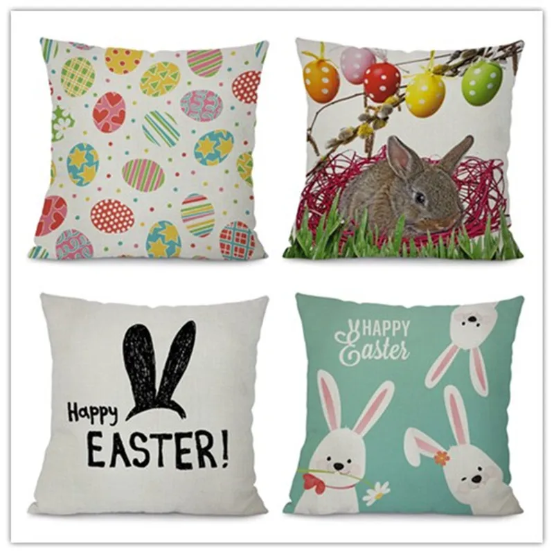 Cute Smiling Bunny Rabbit Color Eggs Print Home Decor Pillow Cover For Sofa Bedroom Office
Cute Smiling Bunny Rabbit Color Eggs Print Home Decor Pillow Cover For Sofa Bedroom Office