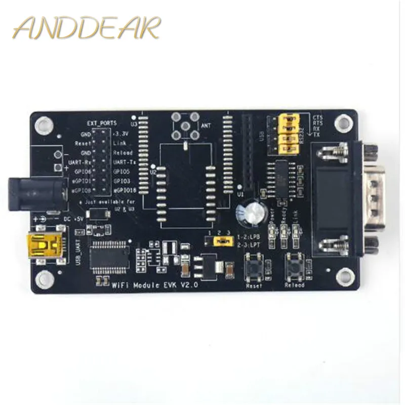 LPT100 WiFi Wireless Module Smart Link Antenna -External 3 Channel with EVK Evaluation Kit Test
LPT100 WiFi Wireless Module Smart Link Antenna -External 3 Channel with EVK Evaluation Kit Test