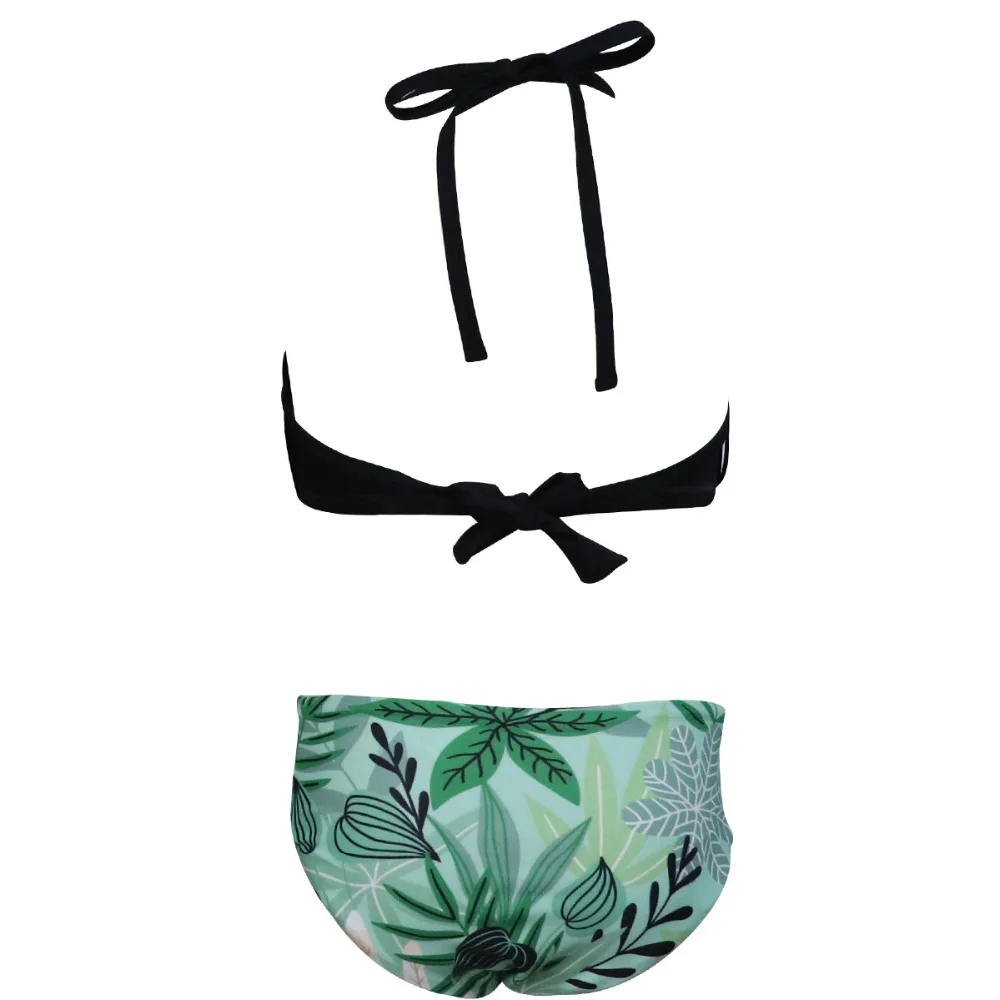 Girls Swimwear Two Piece Swimsuit Bikini Set Tassels Waist Bathing Suit