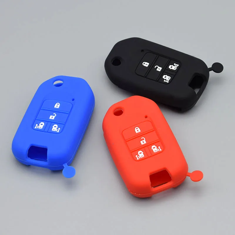 10 units silicone car key fob cover case holder protect for Honda CRV Pilot Accord Civic Fit Freed keyless 4 button key
10 units silicone car key fob cover case holder protect for Honda CRV Pilot Accord Civic Fit Freed keyless 4 button key