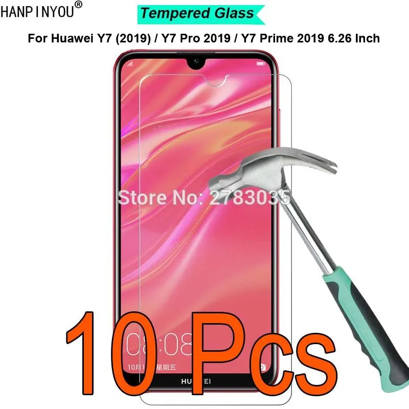 10 Pcs/Lot For Huawei Y7 Pro Prime (2019) 6.26" 9H Hardness 2.5D Ultra-thin Toughened Tempered Glass Film Screen Protector Guard
10 Pcs/Lot For Huawei Y7 Pro Prime (2019) 6.26" 9H Hardness 2.5D Ultra-thin Toughened Tempered Glass Film Screen Protector Guard
