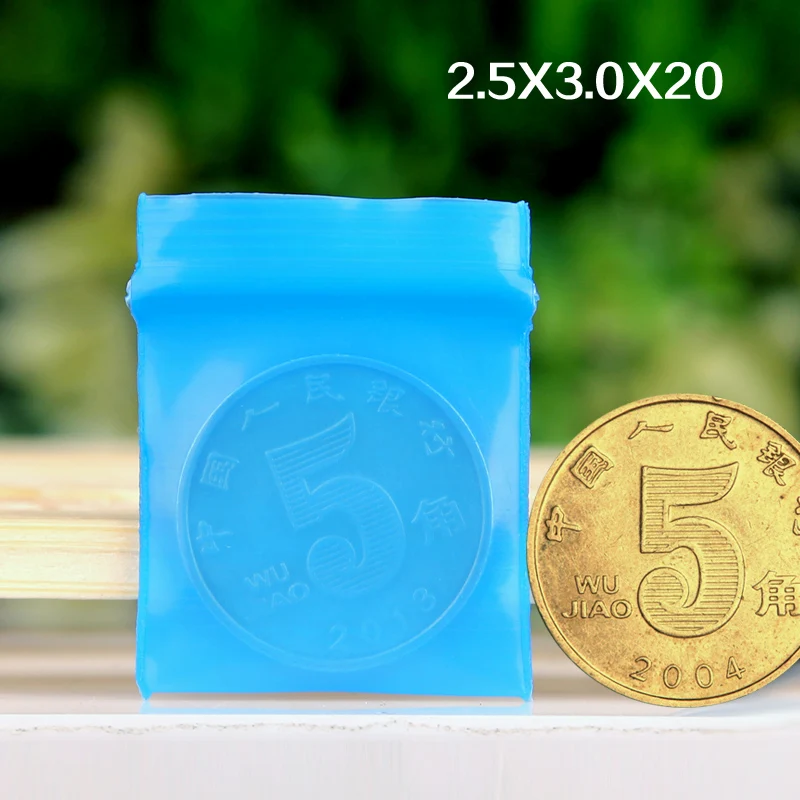 Синие пластиковые пакеты с замком-молнией 2,5x3 см, толщиной 0,2 мм, мешочки для ювелирных украшений, сережек, маленький пластиковый пакет с Zippe ...
Синие пластиковые пакеты с замком-молнией 2,5x3 см, толщиной 0,2 мм, мешочки для ювелирных украшений, сережек, маленький пластиковый пакет с Zippe ...