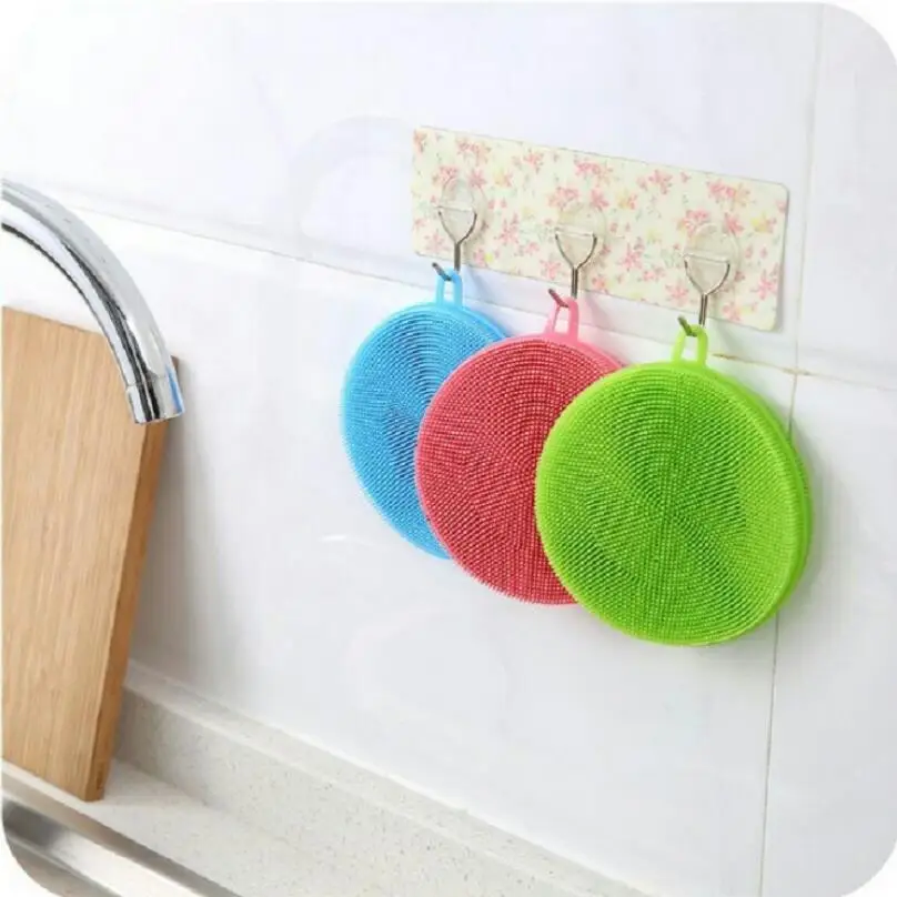 Magic Silicone Dish Bowl Cleaning Brushes Scouring Pad Pot Pan Wash Brushes Cleaner Kitchen Tool LX4517
Magic Silicone Dish Bowl Cleaning Brushes Scouring Pad Pot Pan Wash Brushes Cleaner Kitchen Tool LX4517