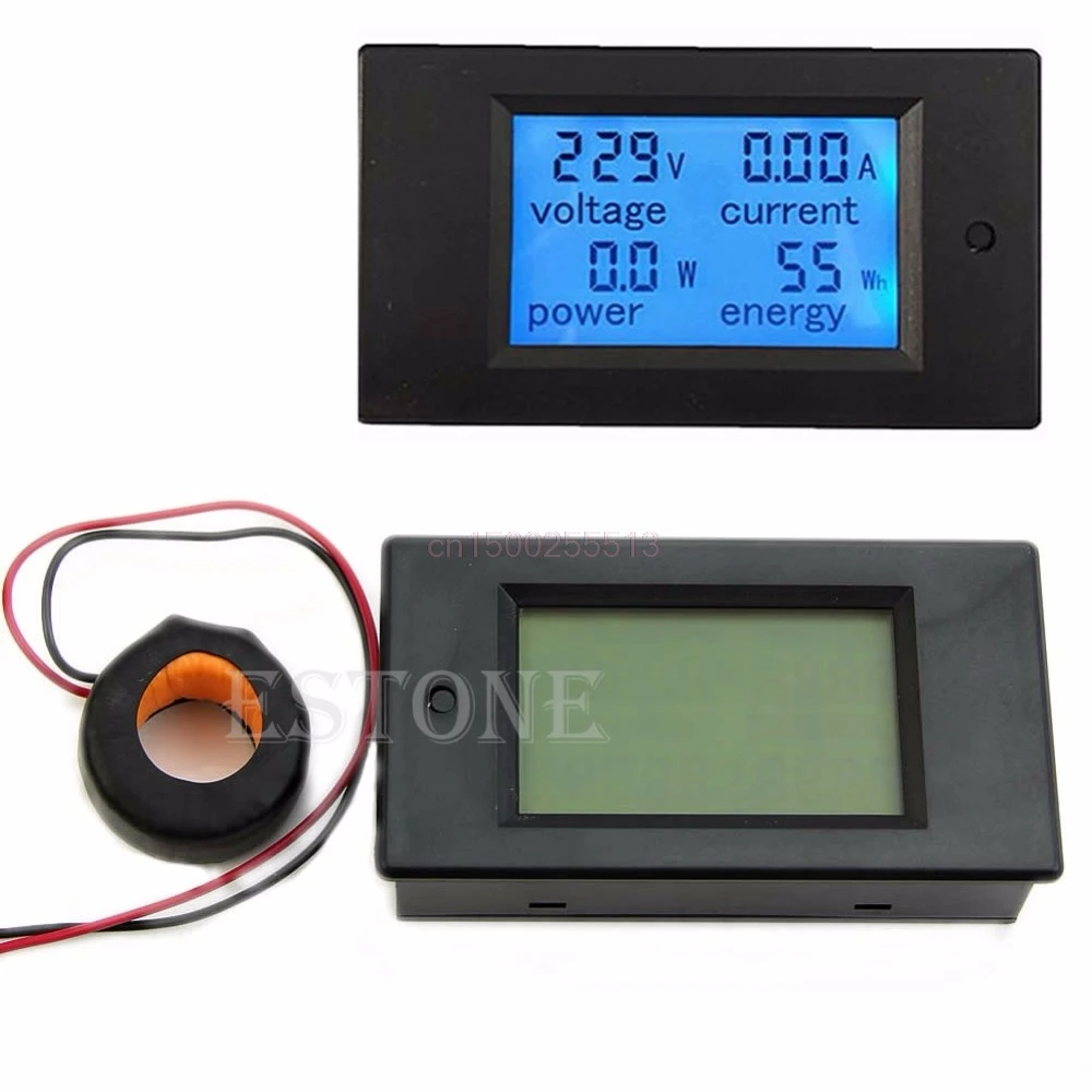 AC 80-260V LCD Digital 100A Volt Watt Power Meter Ammeter Voltmeter High Quality
AC 80-260V LCD Digital 100A Volt Watt Power Meter Ammeter Voltmeter High Quality