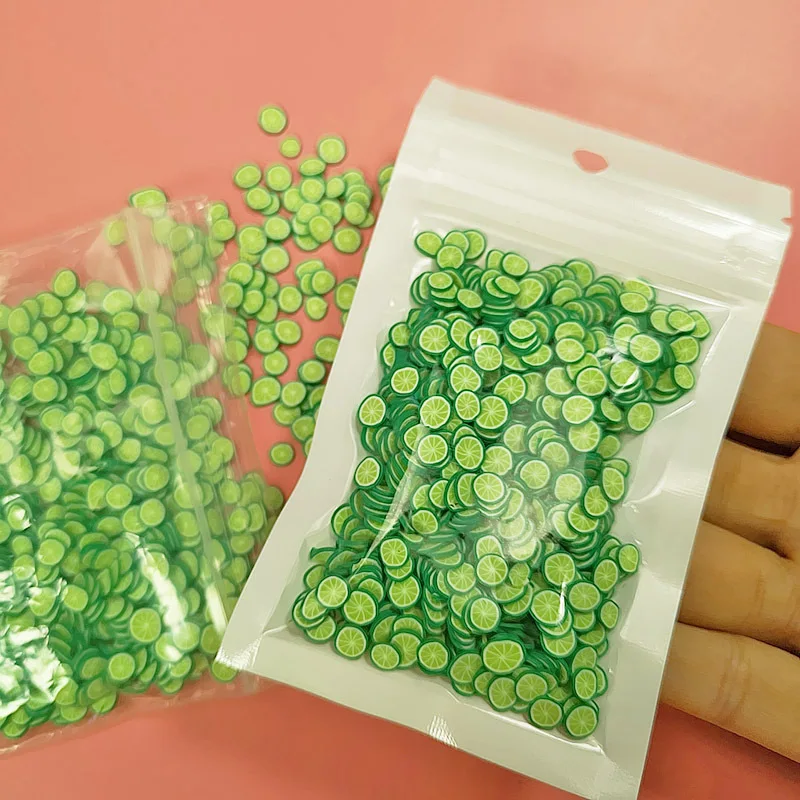 Fruit slice Slime 10g/bag Clay Sprinkles for Filler Supplies Watermelon kiwifruit fruit Mud Decoration Toys for Children Kids
Fruit slice Slime 10g/bag Clay Sprinkles for Filler Supplies Watermelon kiwifruit fruit Mud Decoration Toys for Children Kids