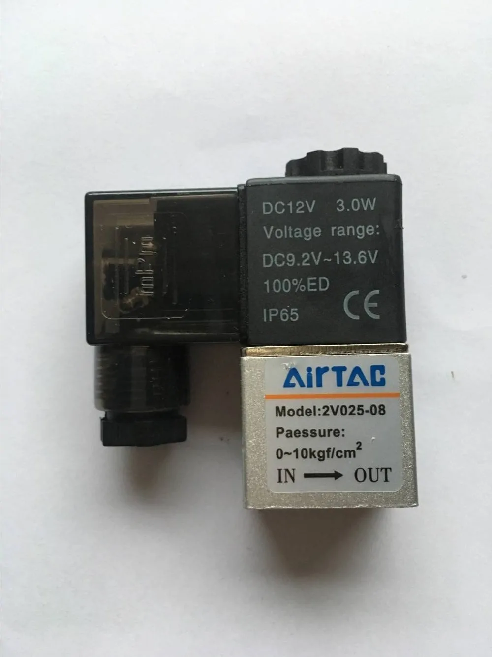 

5pcs Air Solenoid Valve 2V025-08 2 Position 2 Port 1/4" Normally Closed Pneumatic Control Valve 12VDC 24VDC 110VAC 220VAC