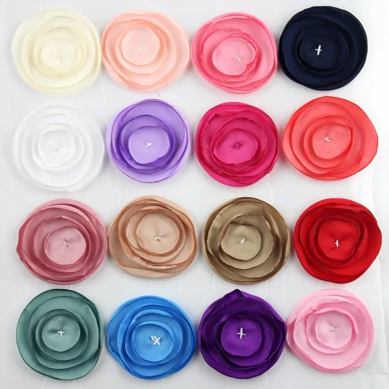 100pcs 2'' Fabric Singed Flowers,Rolled Rosettes ladies Girls Burned Satin Flowers For Hair Accessories/Hair Decoration 
100pcs 2'' Fabric Singed Flowers,Rolled Rosettes ladies Girls Burned Satin Flowers For Hair Accessories/Hair Decoration