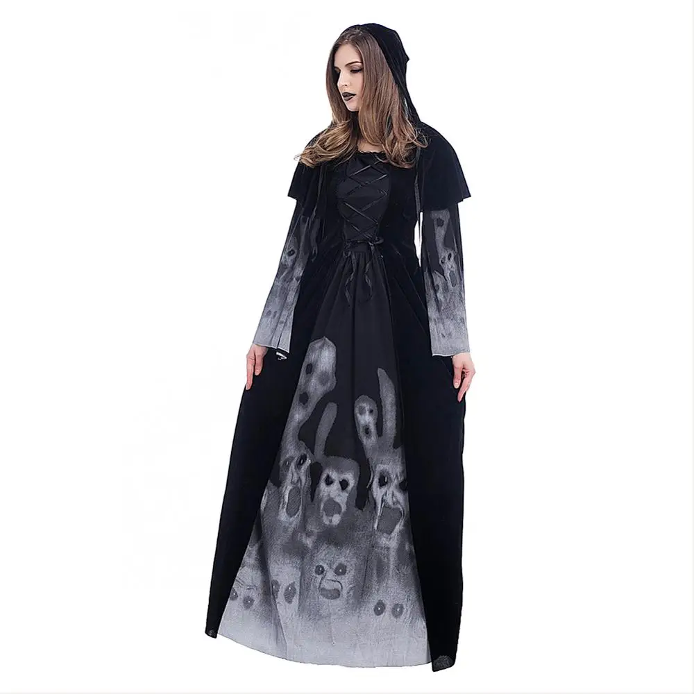 Vampire Masquerade Fancy Costume Cosplay Adult Women Ghost Witch Victorian Dress Halloween Cosplay Party Dress
Vampire Masquerade Fancy Costume Cosplay Adult Women Ghost Witch Victorian Dress Halloween Cosplay Party Dress