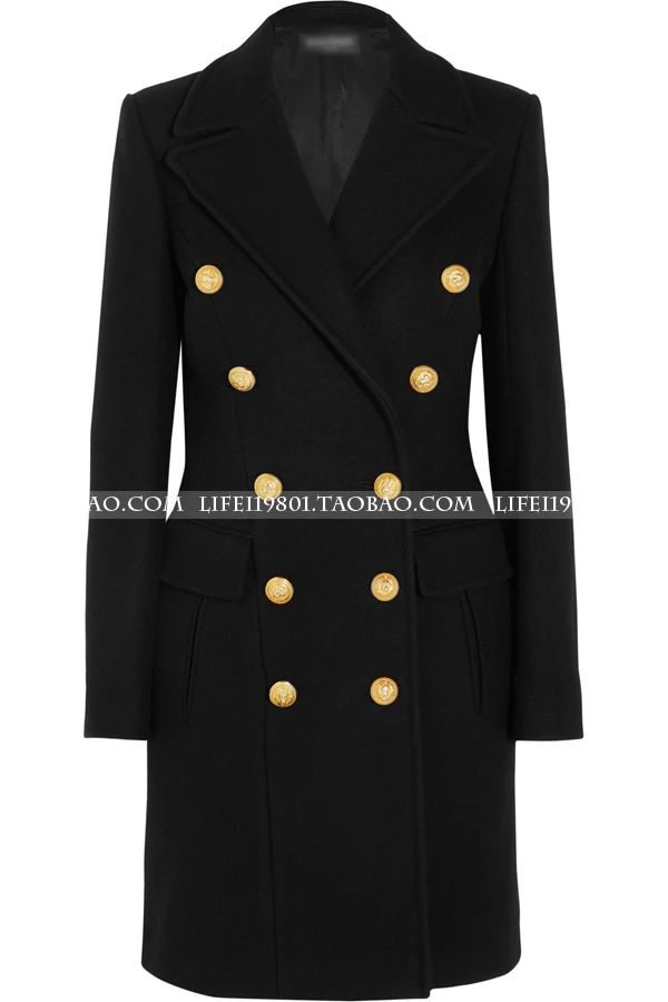 autumn winter military style slim Wool Women Jacket Coat Fashion Mid long High quality Double-breasted woolen coat
autumn winter military style slim Wool Women Jacket Coat Fashion Mid long High quality Double-breasted woolen coat