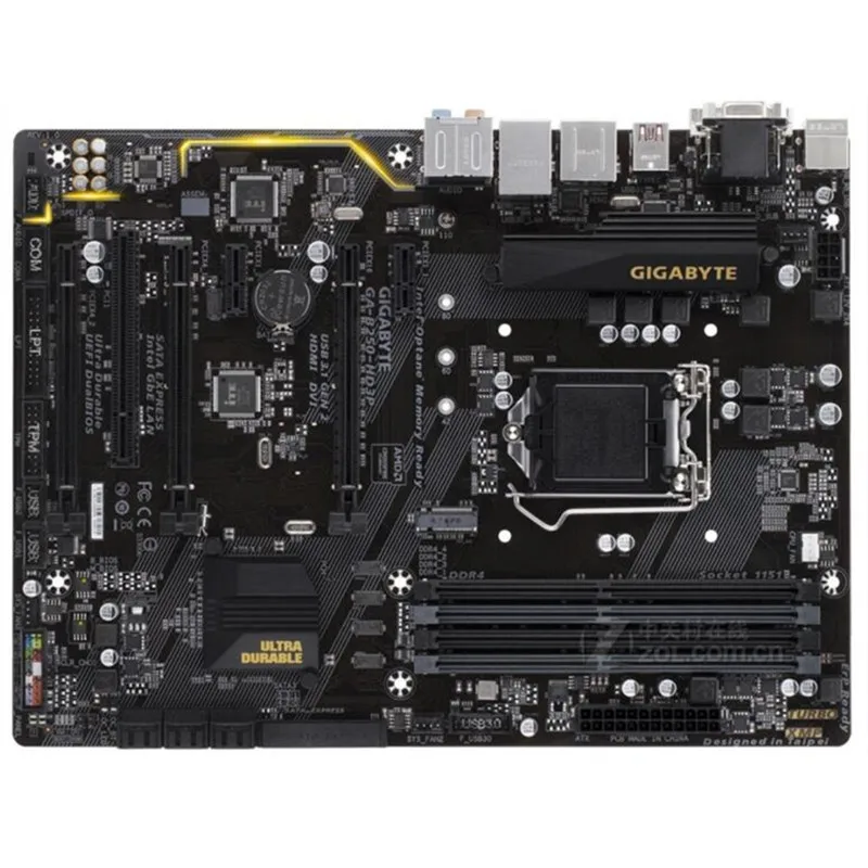 Оригинальная б/у GA-B250-HD3P материнская плата для Gigabyte B250-HD3P B250 LGA1151 DDR4 поддерживает I7