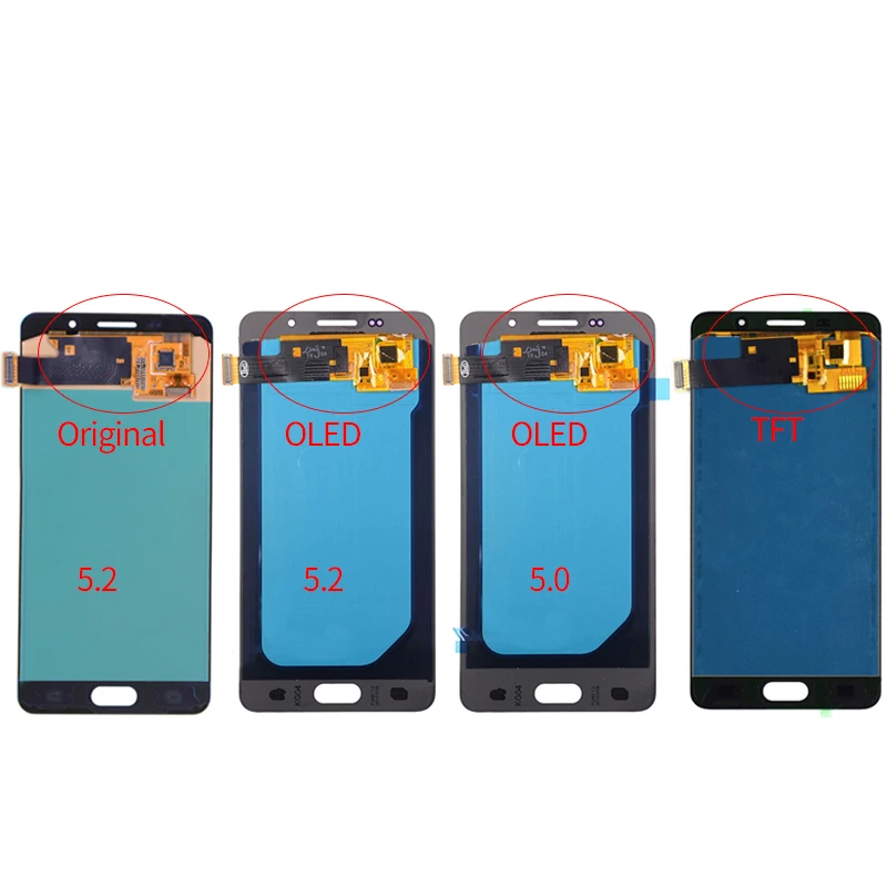 Super AMOLED For SAMSUNG GALAXY A5 2016 A510 LCD Display Touch Screen Digitizer Assembly Replacement For SAMSUNG A510 LCD 5.2"
Super AMOLED For SAMSUNG GALAXY A5 2016 A510 LCD Display Touch Screen Digitizer Assembly Replacement For SAMSUNG A510 LCD 5.2"