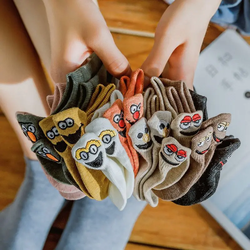 Kawaii Embroidered Women Socks Happy Fashion Ankle Funny Socks Women Cotton Summer
Kawaii Embroidered Women Socks Happy Fashion Ankle Funny Socks Women Cotton Summer