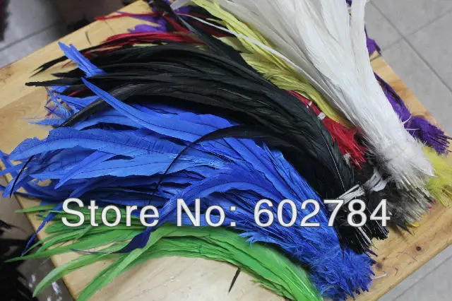EMS Free Shipping colorful rooster feathers 1000pcs/lot mix 5 color 12-14" 30-35cm rooster tail feather for party performance
EMS Free Shipping colorful rooster feathers 1000pcs/lot mix 5 color 12-14" 30-35cm rooster tail feather for party performance