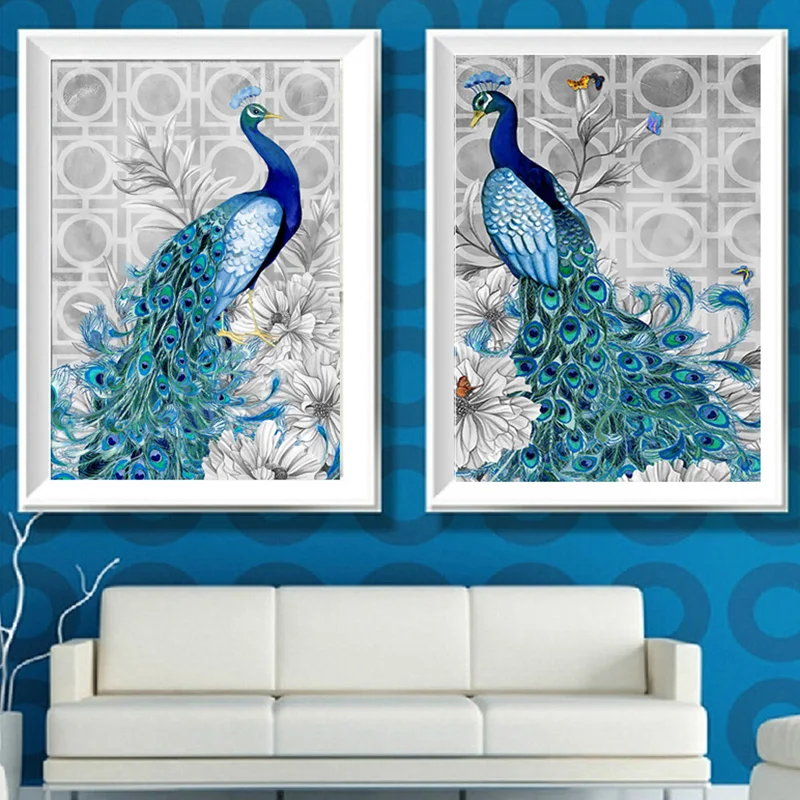 DIY 5D Diamond Embroidery Peacock Painting Cross Stitch Embroidery Craft Kit for Home Decoration Wall Painting
DIY 5D Diamond Embroidery Peacock Painting Cross Stitch Embroidery Craft Kit for Home Decoration Wall Painting