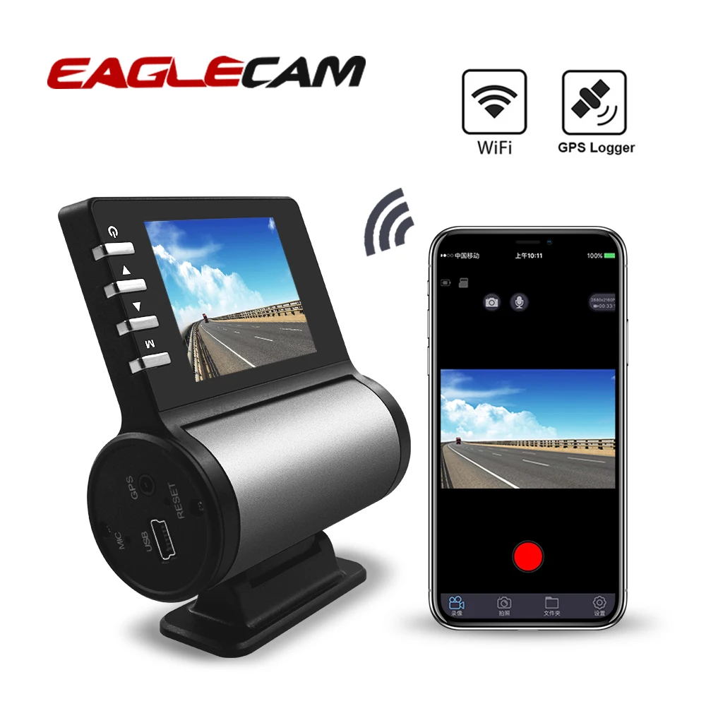 Eaglecam 1080P Full HD Автомобильный видеорегистратор Wifi камера GPS регистратор