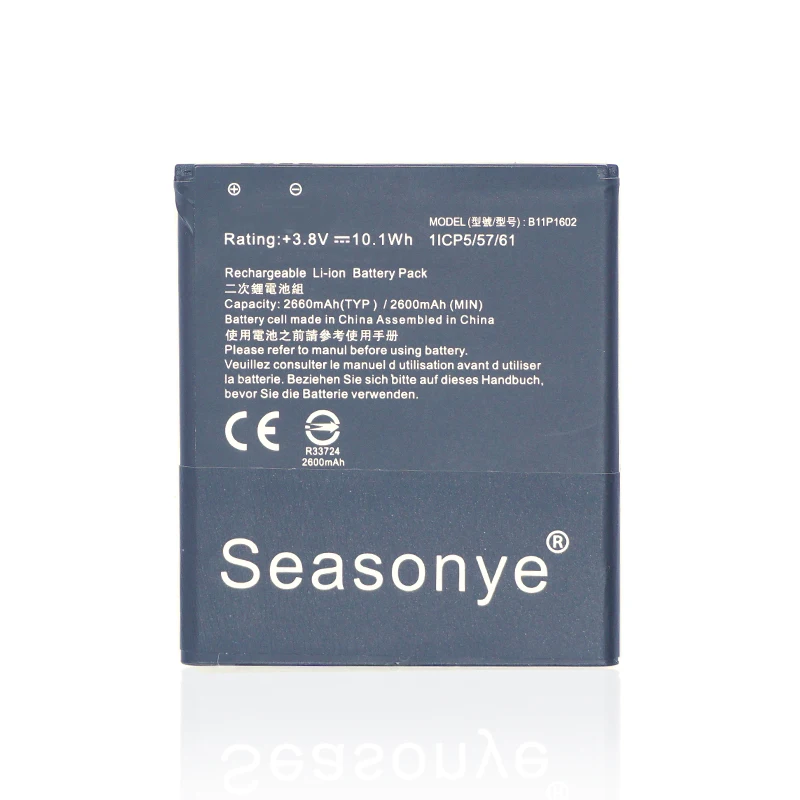 Seasonye 2600mAh / 10.1Wh B11P1602 телефонный Сменный аккумулятор для ASUS Zenfone Go 5 "ZB500KL X00AD X00ADC