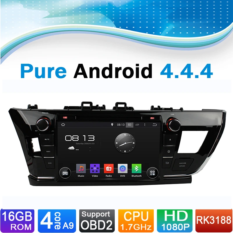 Чистая Android 4.4.4 Автомобильная DVD-система GPS-навигации для Toyota COROLLA 2014-2015
Чистая Android 4.4.4 Автомобильная DVD-система GPS-навигации для Toyota COROLLA 2014-2015