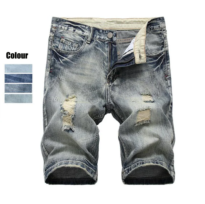 Straight Denim Shorts Men's Summer Fashion Hole Cotton Jeans Men's Casual High Quality Youth Large Size Denim Shorts
Straight Denim Shorts Men's Summer Fashion Hole Cotton Jeans Men's Casual High Quality Youth Large Size Denim Shorts