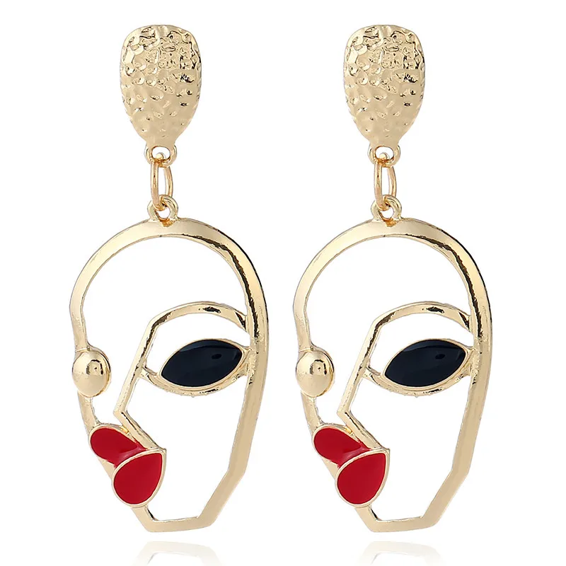 PAGlisten New Fashion Design Metal Hollow Face Earrings Punk Simple For Women party Charm Bijoux Femme
PAGlisten New Fashion Design Metal Hollow Face Earrings Punk Simple For Women party Charm Bijoux Femme