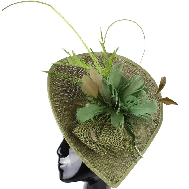 Big Derby Fascinators Event Cocktail Women Headwear Wedding Headpiece With Bridal Floral Feather On Hair Clips Millinery
Big Derby Fascinators Event Cocktail Women Headwear Wedding Headpiece With Bridal Floral Feather On Hair Clips Millinery