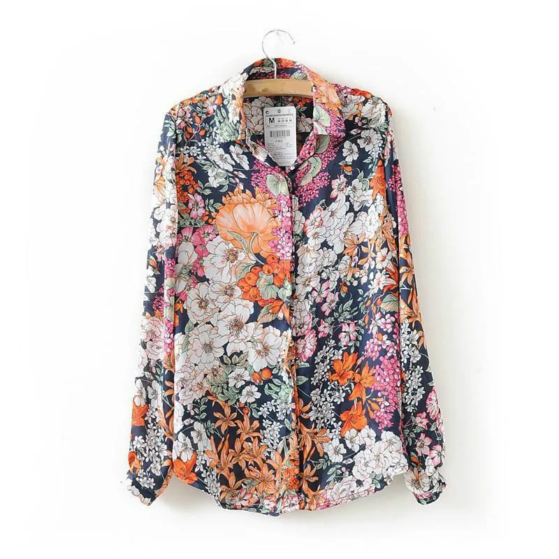 New Spring Summer Vintage Floral Print Shirt Women Long Sleeve Fashion Chiffon Blouses Tops Plus Size Female Kimono Blouse
New Spring Summer Vintage Floral Print Shirt Women Long Sleeve Fashion Chiffon Blouses Tops Plus Size Female Kimono Blouse