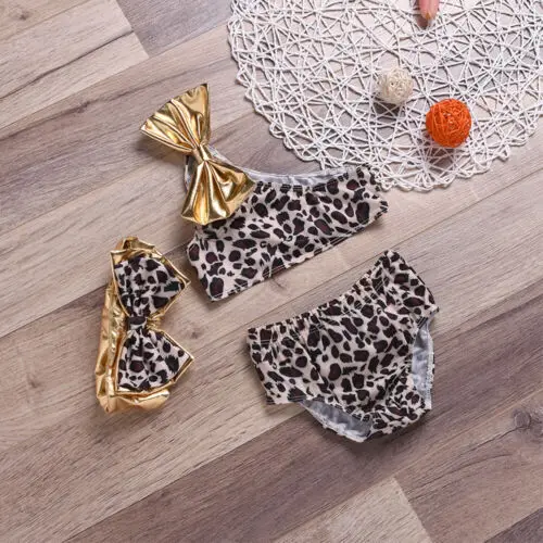 3pcs Summer Kids Baby Girl Leopard Bow One Shoulder Bikini Set Swimwear Swimsuit Bathing Suit
3pcs Summer Kids Baby Girl Leopard Bow One Shoulder Bikini Set Swimwear Swimsuit Bathing Suit