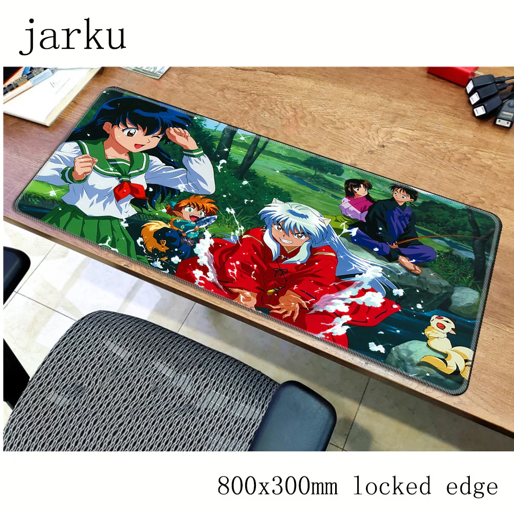 inuyasha mousepad gamer 800x300X3MM gaming mouse pad large Halloween Gift notebook pc accessories laptop padmouse ergonomic mat
inuyasha mousepad gamer 800x300X3MM gaming mouse pad large Halloween Gift notebook pc accessories laptop padmouse ergonomic mat