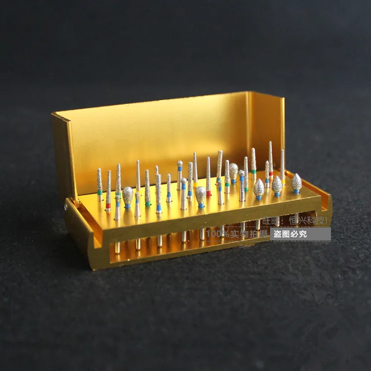 Good Quality 30Pcs/pack New Dental Diamond Burs Set For Porcelain Shouldered Abutment Polishing Lab Equipment
Good Quality 30Pcs/pack New Dental Diamond Burs Set For Porcelain Shouldered Abutment Polishing Lab Equipment