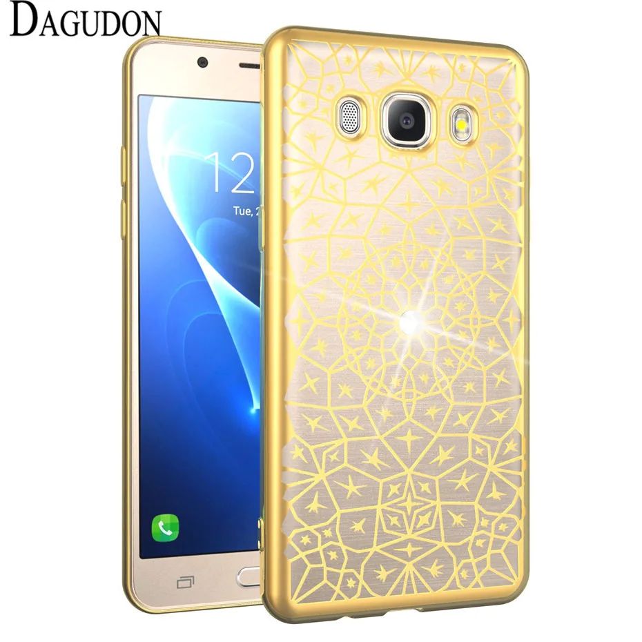 Dagudon Bling телефона чехол для Samsung Galaxy J5 2016 J510F Блестящий Алмаз ТПУ мягкий женщин