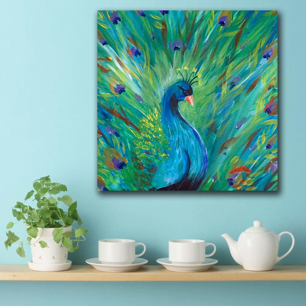 Fashion Oil Painting pretty peacock_2 Painting Home Decor On Canvas Modern Wall Art Canvas Print Poster Canvas Painting no frame
Fashion Oil Painting pretty peacock_2 Painting Home Decor On Canvas Modern Wall Art Canvas Print Poster Canvas Painting no frame
