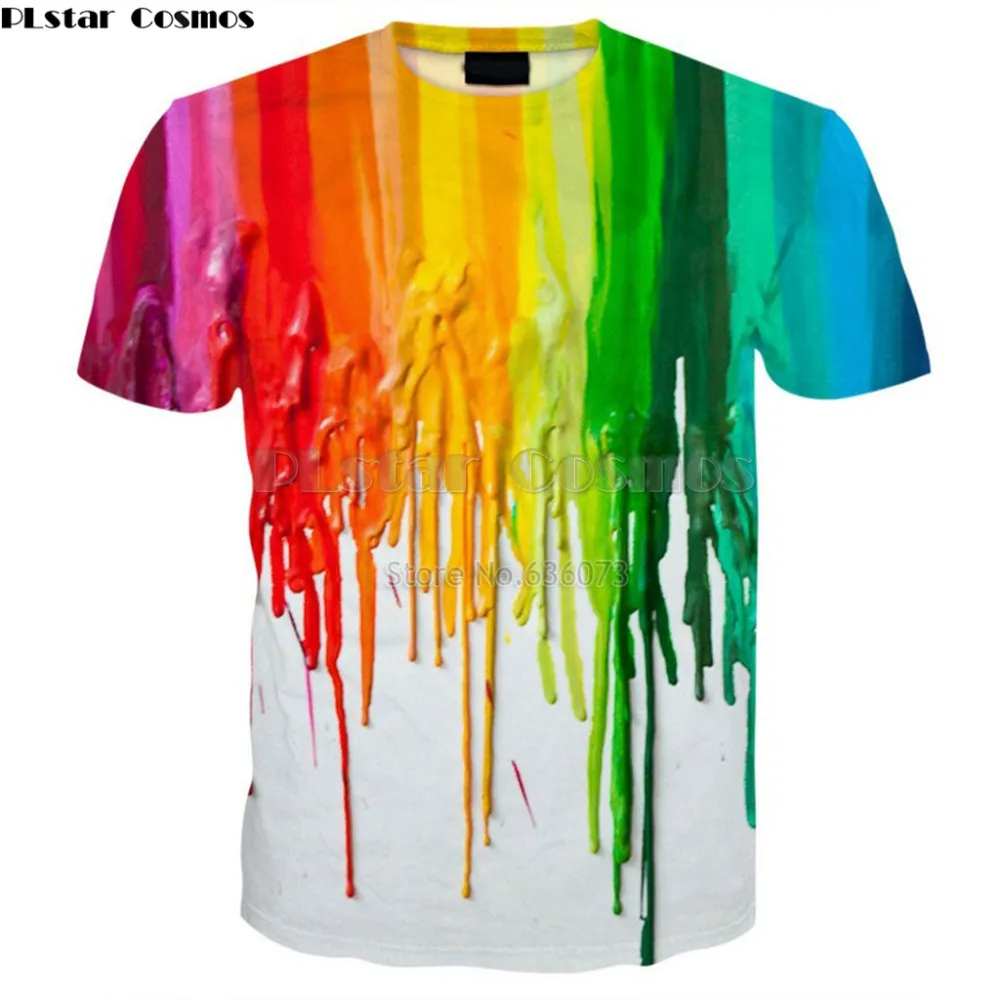 PLstar Cosmos Drop shipping 2018 summer Fashion Men Women t shirt Paint Drips 3D Print tshirt Harajuku casual Cool T shirts
PLstar Cosmos Drop shipping 2018 summer Fashion Men Women t shirt Paint Drips 3D Print tshirt Harajuku casual Cool T shirts
