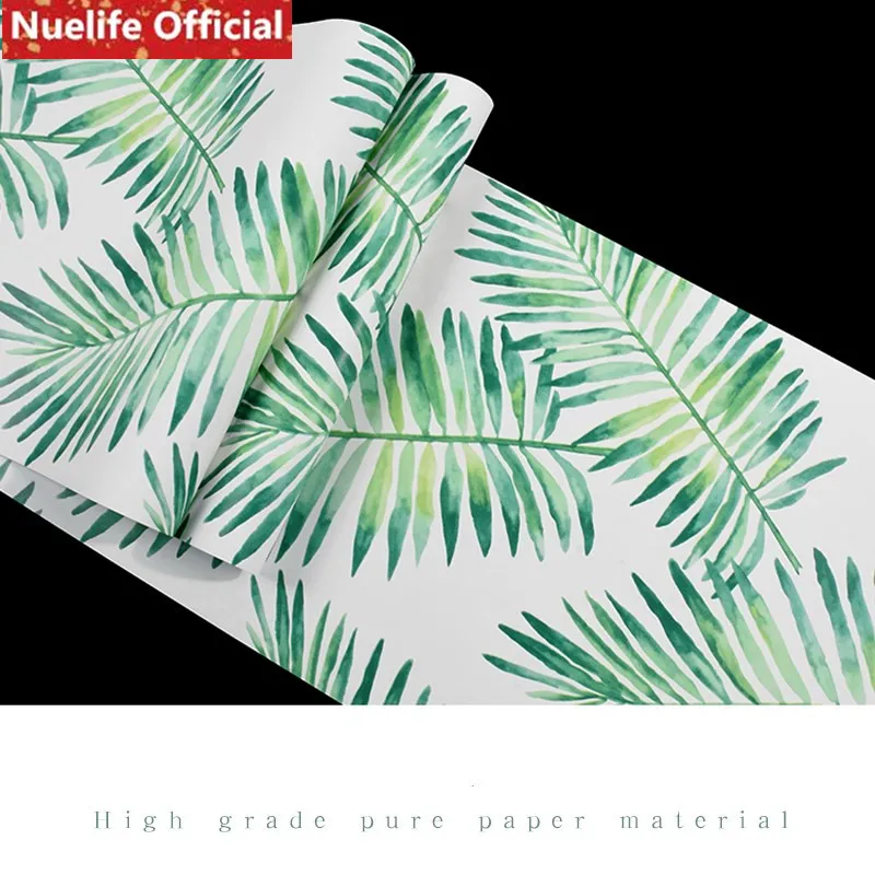 Green banana leaf tropical rainforest plant pattern wallpaper kids room study living room bedroom TV background wall paper
Green banana leaf tropical rainforest plant pattern wallpaper kids room study living room bedroom TV background wall paper
