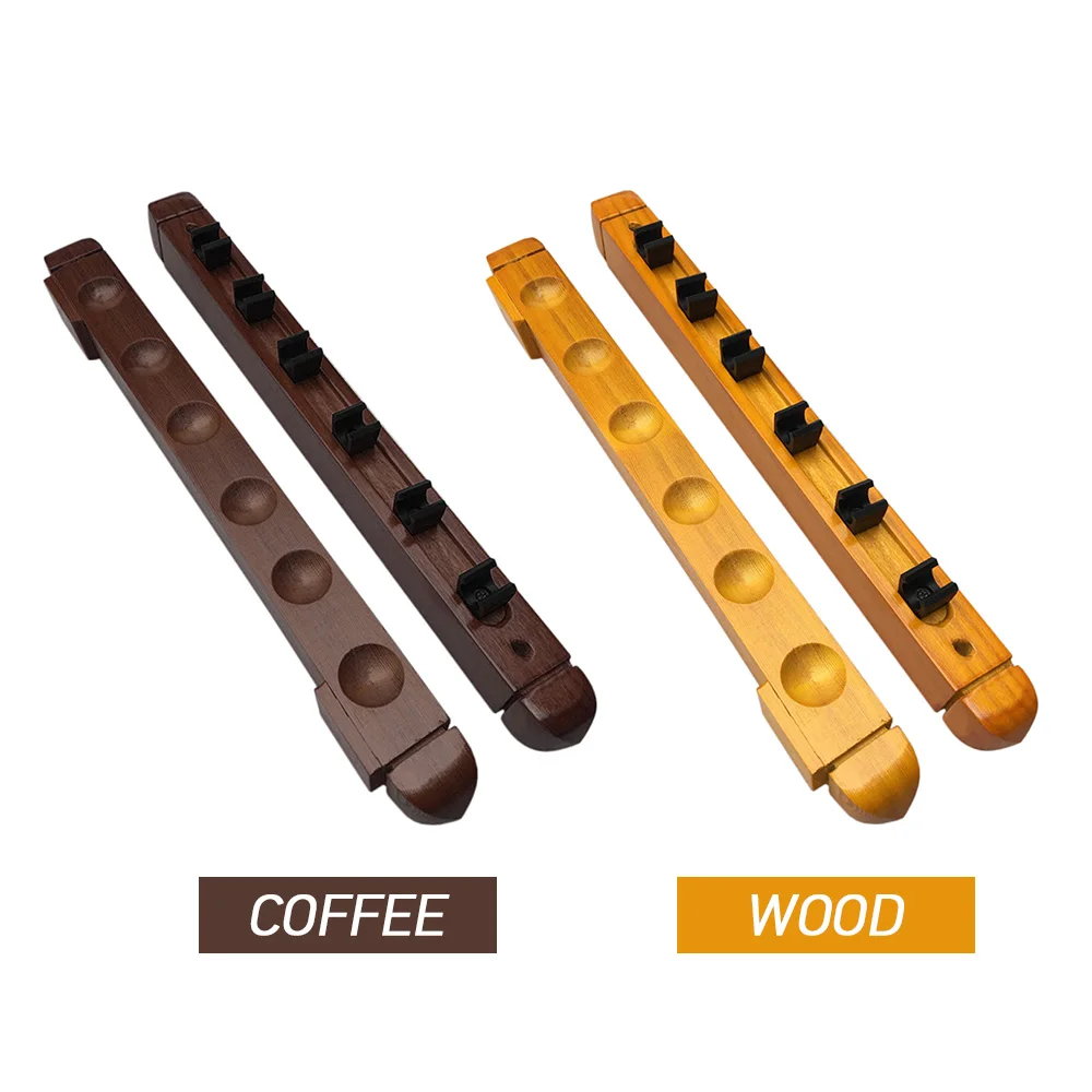 2pc Professional Billiard Pool Wall Mount Hanging 6 Cue Sticks Wood Rack Holder for Snooker Cue Space Saving Holder Wine Red
2pc Professional Billiard Pool Wall Mount Hanging 6 Cue Sticks Wood Rack Holder for Snooker Cue Space Saving Holder Wine Red