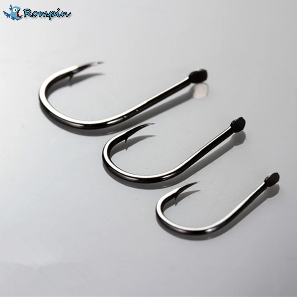 Rompin 50pcs/Box Multiple Sizes High Carbon Steel Fishing Hook Needles Barbed Fishing Hook 1# - 15# Fishing Tackle Accessories
Rompin 50pcs/Box Multiple Sizes High Carbon Steel Fishing Hook Needles Barbed Fishing Hook 1# - 15# Fishing Tackle Accessories
