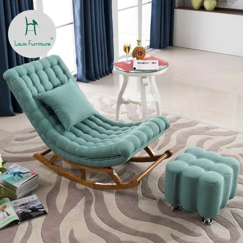 Louis Fashion Chaise Lounge Nordic Simple Modern Lazy Sofa Single Balcony Nap Gift for Footstool Pillow and Summer Sleeping Mat
Louis Fashion Chaise Lounge Nordic Simple Modern Lazy Sofa Single Balcony Nap Gift for Footstool Pillow and Summer Sleeping Mat