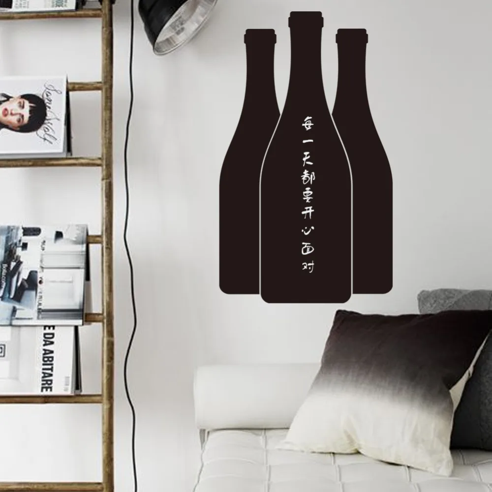 Bottle shape DIY chalkboard Vinyl nursery blackboard decal Planner wallpaper vinyl Wall Stickers
Bottle shape DIY chalkboard Vinyl nursery blackboard decal Planner wallpaper vinyl Wall Stickers