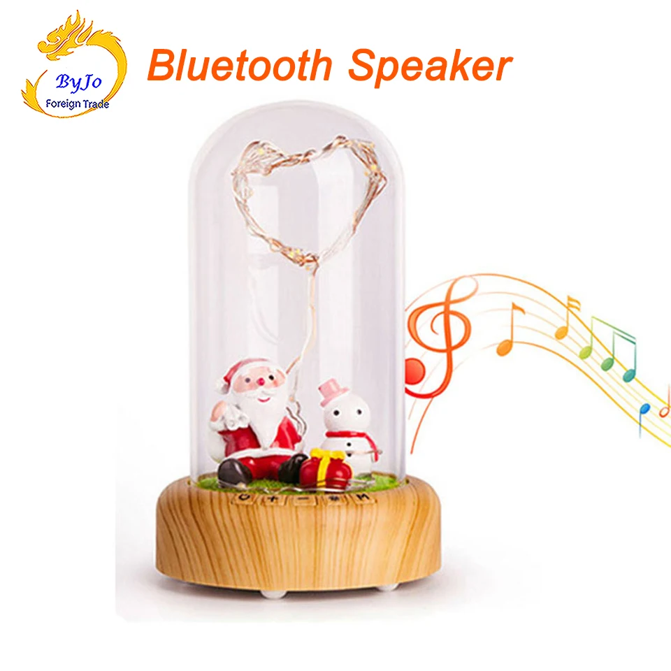 Christmas Gift Bluetooth Speaker LED Wishing Speaker Streaming Bottle Music Santa Claus Eteral Flower Portable Stereo Bass
Christmas Gift Bluetooth Speaker LED Wishing Speaker Streaming Bottle Music Santa Claus Eteral Flower Portable Stereo Bass