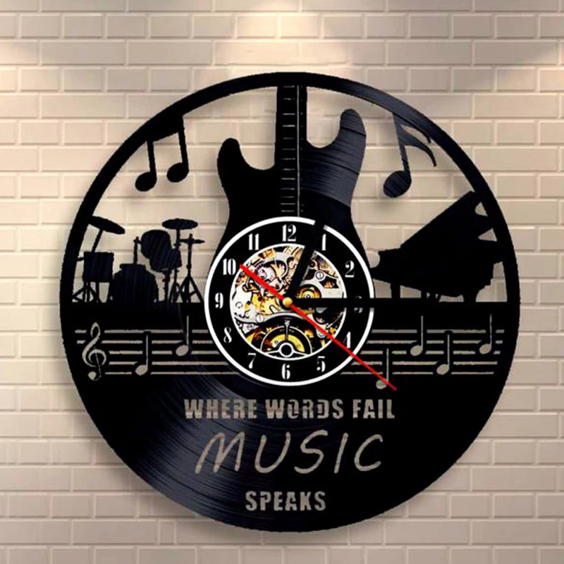Hot CD Vinyl Record Wall Clock Modern Design Musical Art Watch Clock Horloge murale
Hot CD Vinyl Record Wall Clock Modern Design Musical Art Watch Clock Horloge murale