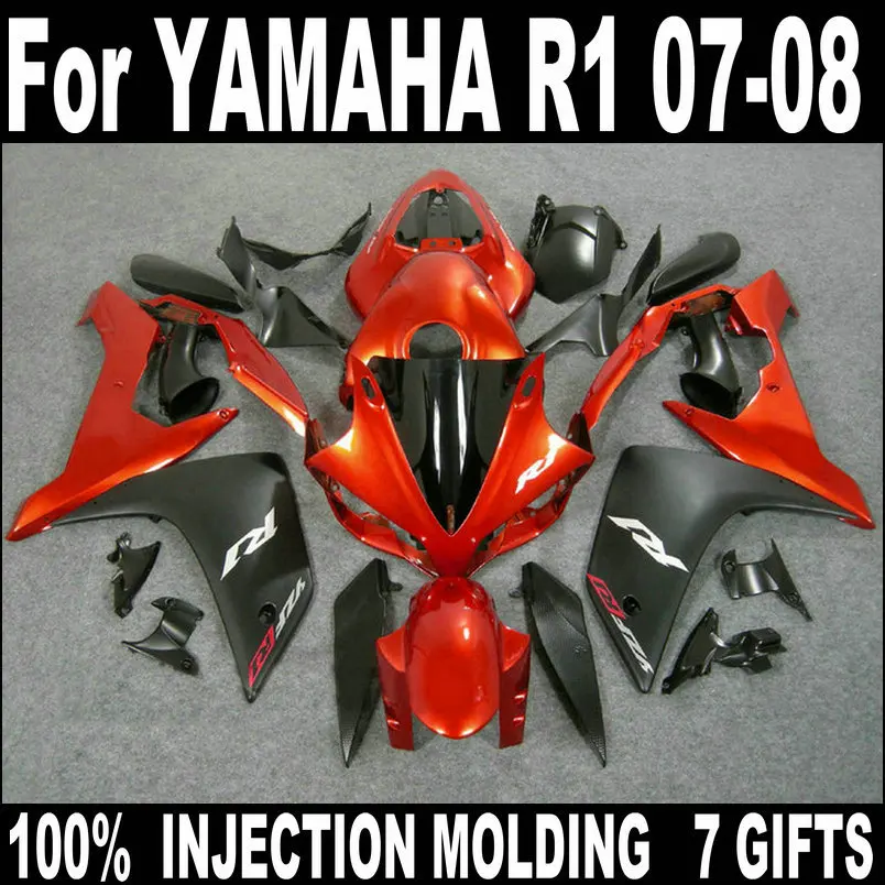 Высококачественные обтекатели для Yamaha литье под давлением YZFR1 2007 2008 винно-красный черный обтекатель комплект YZFR1 07 08 BC48
Высококачественные обтекатели для Yamaha литье под давлением YZFR1 2007 2008 винно-красный черный обтекатель комплект YZFR1 07 08 BC48