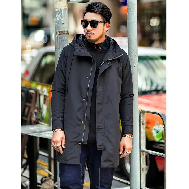 N brand Large size XXL-5XL 6XL 7XL Men's Trench Coat Autumn Men's Long Hooded Loose Black jacket for 140kg Men's clothing
N brand Large size XXL-5XL 6XL 7XL Men's Trench Coat Autumn Men's Long Hooded Loose Black jacket for 140kg Men's clothing
