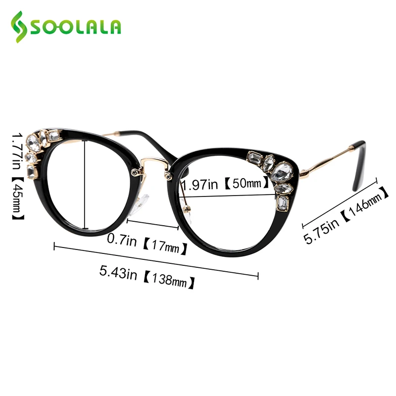 SOOLALA Cat Eye Anti Blue Light Blocking Filter Glasses With Rhinestone Anti Glare Computer Glasses Blue Light Woman
SOOLALA Cat Eye Anti Blue Light Blocking Filter Glasses With Rhinestone Anti Glare Computer Glasses Blue Light Woman